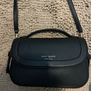 Kate Spade Black Pebbled Leather Crossbody Bag
